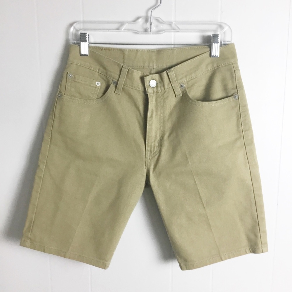 Levi's Boys Size 18 Kids Tan Denim Chino Shorts W 29